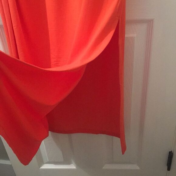 Seraphine Maternity Maxi Dress Nursing Maxi Dress Coral - Picture 7 of 16